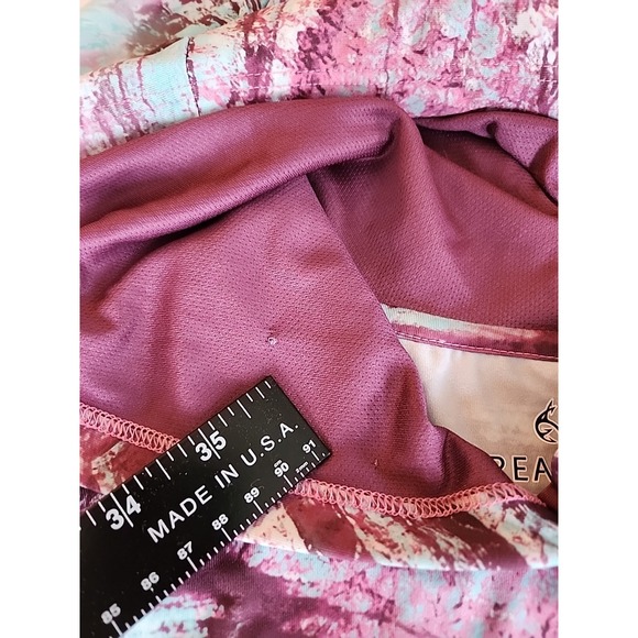 Realtree Hoodie Pullover Shirt Lightweight Activewear Fishing Camo Women M 8-10 - Picture 10 of 10